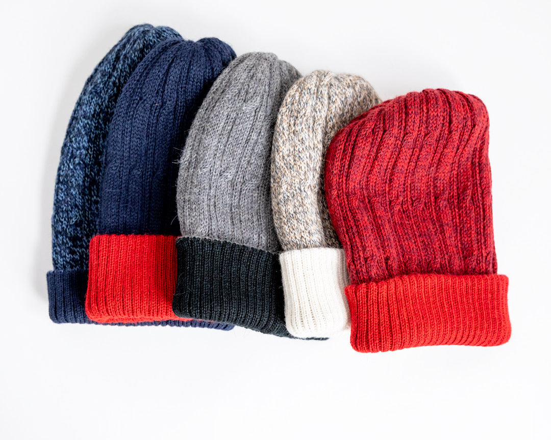 Alpaca Wool Knit Cap