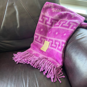 Alpaca Wool Throw Blanket